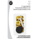 Dritz Large Eyelet Kit Brass 659-35 - sewjersey.com