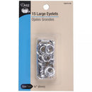 Dritz Large Eyelets Nickel 33575-65 - sewjersey.com