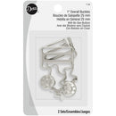 Dritz Overall Buckles with No-Sew buttons for 1" Straps 7-65