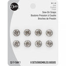 Dritz Sew-On Snaps Nickel Size 1 8 Pack 80-1-65 - sewjersey.com