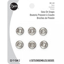 Dritz Sew-On Snaps Nickel Size 2 6 Pack 80-2-65 - sewjersey.com