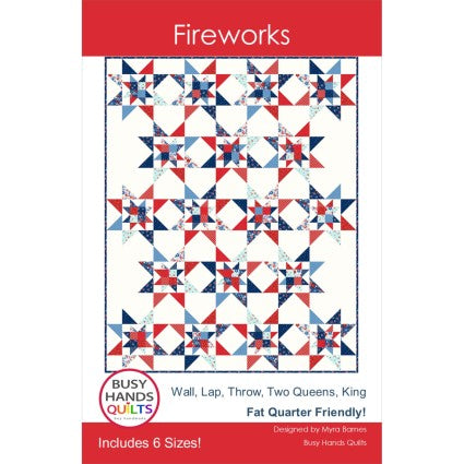 Fireworks Quilt Pattern by Busy Hands Quilts - sewjersey.com