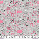 Free Spirit Bonjour Paris Tour of Paris Gray by Anne Keenan Higgins - PWAK025.GRAY - sewjersey.com