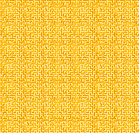 Free Spirit Jardin de la Reine by Odile Bailloeul - Palace Maze Gold - PWOB043.GOLD