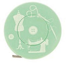 Green Retractable Measuring Tape