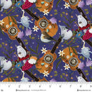 Henry Glass 2144-55 Tossed Guitars |Serenade Fabric Collection