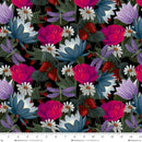 Henry Glass 2150-99 Black || Serenade Fabric Collection