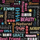 Henry Glass Diva Pups 1742-99 Black - sewjersey.com