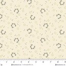 Henry Glass Fabrics Buttercream & Brickle Bits by Kim Diehl 1953-40 Cream with a ruler measurement at the bottom