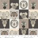 Henry Glass Fabrics Jungle Romp 2103-40 Beige