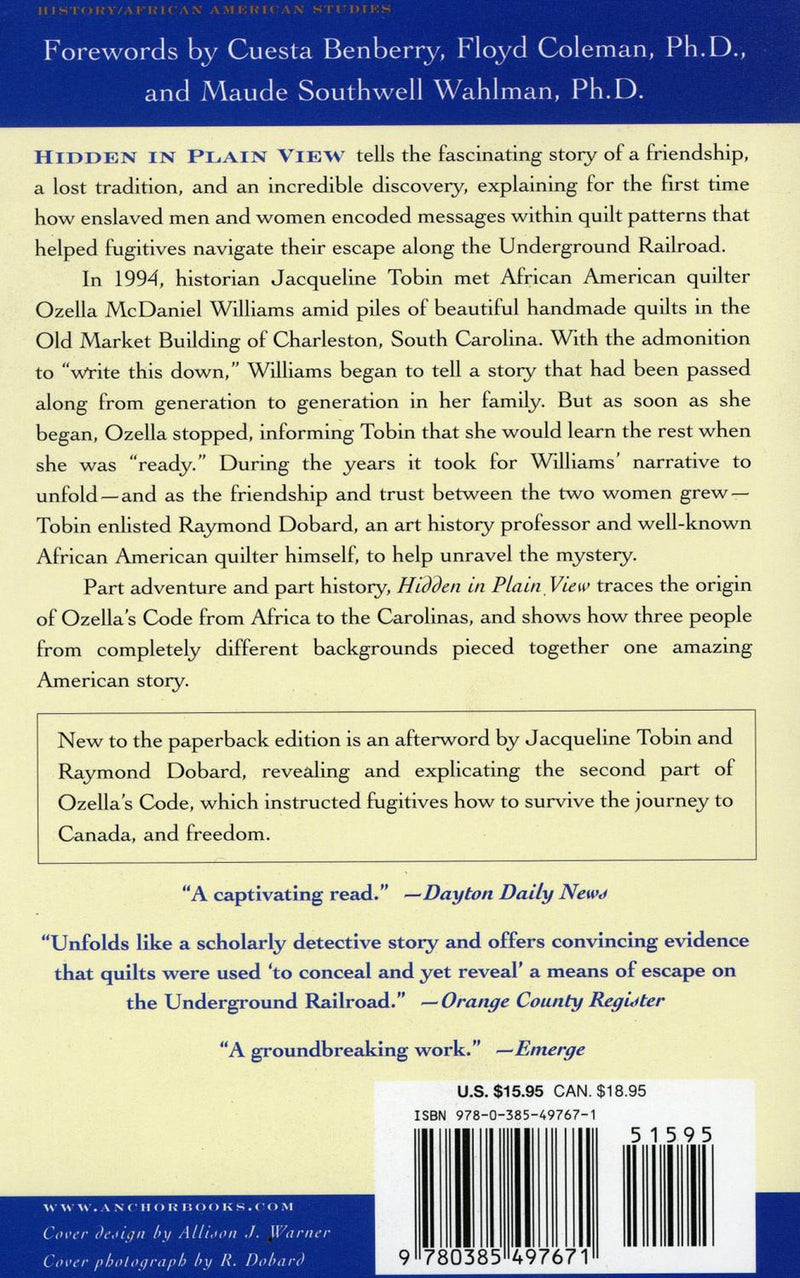 Hidden in Plain View Back cover - sewjersey.com