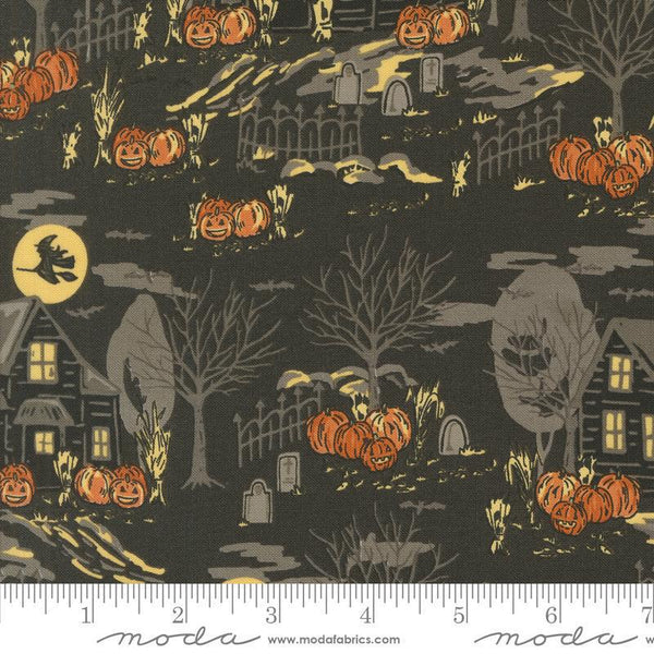 Home Sweet Haunt Charcoal 20912 16 Moda #1