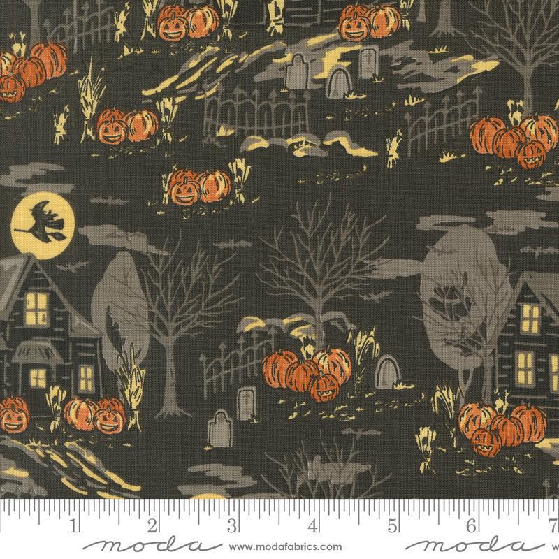 Home Sweet Haunt Charcoal 20912 16 Moda