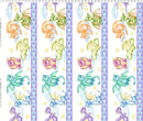 In the Beginning Dragon Friends Border 3DF-1 - showing the border stripe of adorable dragons repeats four times in every width of fabric
