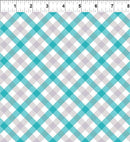 In the Beginning Space Buddies Plaid Teal 11SBS-1