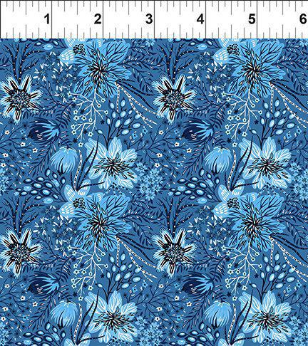In the Beginning Whimsy - Glorious - Blue 19WMS 1 - sewjersey.com