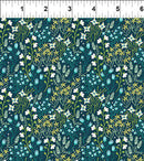 In the Beginning Whimsy - Splendor - Teal 21WMS1 - sewjersey.com