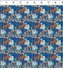 In the Beginning Whimsy - Springtime - Blue 8WMS1 - sewjersey.com