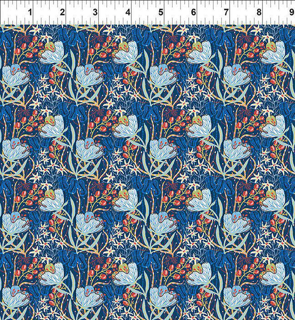 In the Beginning Whimsy - Springtime - Blue 8WMS1 - sewjersey.com