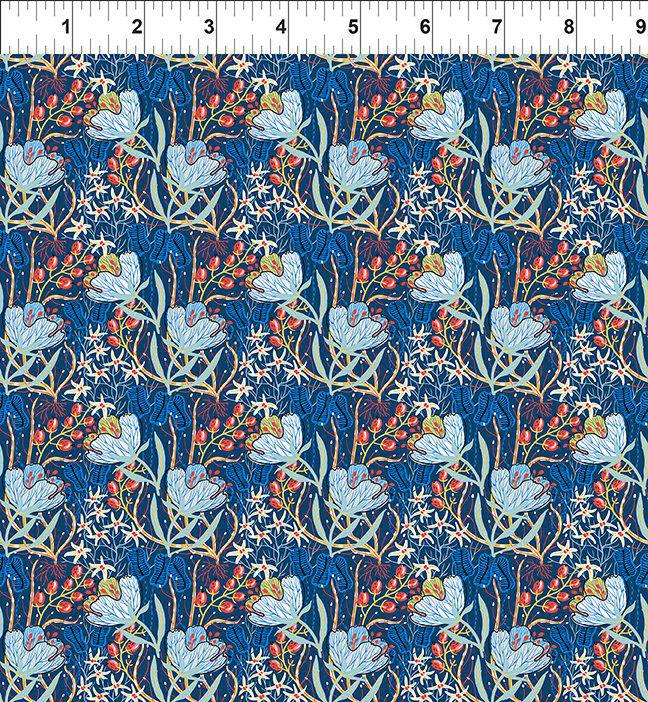 In the Beginning Whimsy - Springtime - Blue 8WMS1 - sewjersey.com