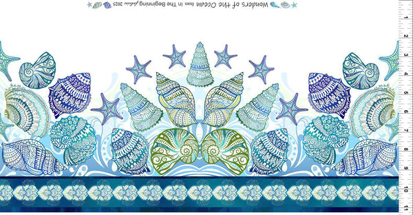In the Beginning Wonders of the Ocean Border 2WO-1 Border