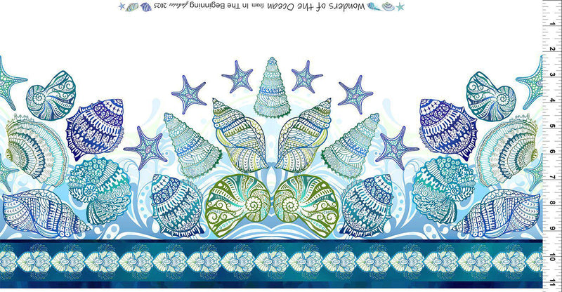 In the Beginning Wonders of the Ocean Border 2WO-1 Border