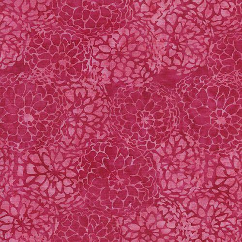Island Batik Camellia Flower Pink Geranium 122430150 - sewjersey.com