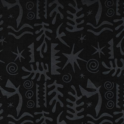 Island Batik Collage Moonlight Sky - sewjersey.com
