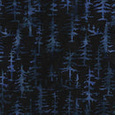 Island Batik Fall Flair Trees Blue Midnight Blue 122443595