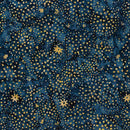 Island Batik Midnight Garden Dandelion Burst Blue Marine 712413575