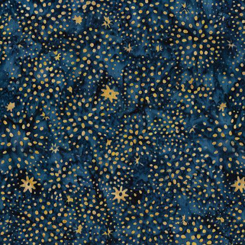 Island Batik Midnight Garden Dandelion Burst Blue Marine 712413575