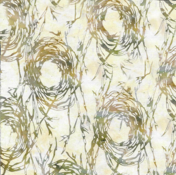 Island Batik Riverwalk Bird's Nest - Neutral Cornsilk - sewjersey.com