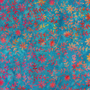 Island Batik Sprig with Small Daisy Blue Waterfall 112433527