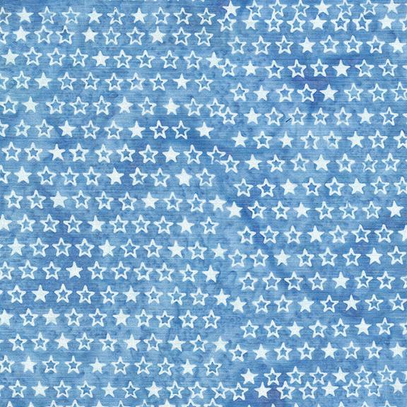 Island Batik Stars Blue Chambray 122452515