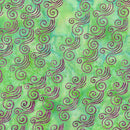 Island Batiks Cosmic Swirl Green Sprout 522404635 - sewjersey.com
