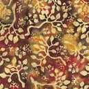 Island Batiks Flora Multi Orange Brown Citrine 622403805 - sewjersey.com