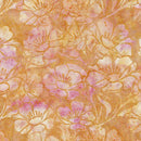 Island Batiks Large Floral Orange Carrot 122435258 - sewjersey.com
