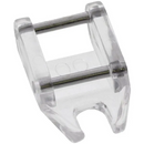 Janome Free Motion Quilting Open toe Snap on Foot for 9 mm Machines 859837000 - Sewjersey.com Shown outside of its packaging on a white background