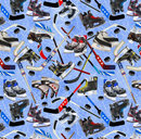 Kanvas Studio Power Play Hockey Skates Blue - 12456 50 - sewjersey.com