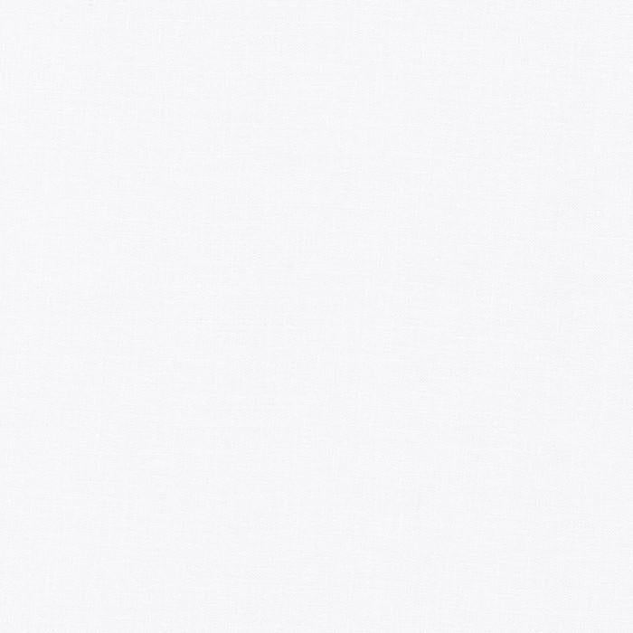 Kona Cotton White 1387 100% Cotton 44" wide Solid White Fabric - a fabric swatch of Kona Cotton in white