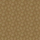 Patterned fabric with geometric design on a brown background