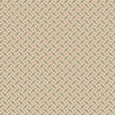 Patterned fabric with a geometric design on a beige background