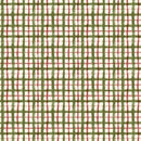 Plaid pattern with red and green lines on a light background
