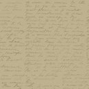 Close-up of handwritten text on a textured beige background