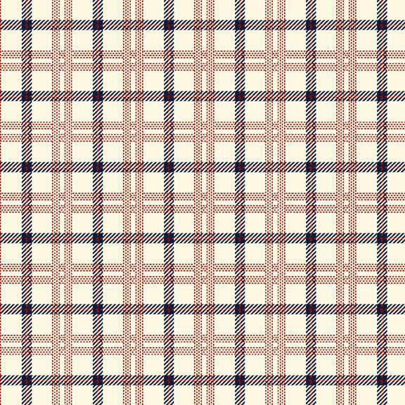 Marcus Fabrics Primo Plaid Flannel Americana Cream R091421 CREAM
