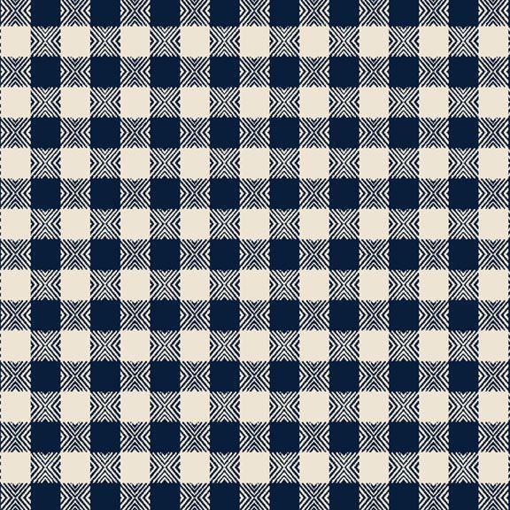 Marcus Fabrics Primo Plaid Flannel Americana Navy R091420 NAVY