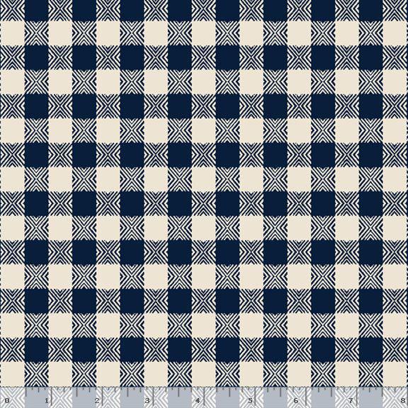 Marcus Fabrics Primo Plaid Flannel Americana Navy R091420 NAVY