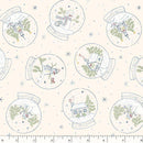 Marcus Fabrics Snowman's Village Snow Globes Cream  R191405D CREAM