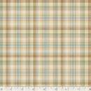 Marcus Fabrics Toolbox Primo Plaids Blue PP541503  BLUE with ruler for scale