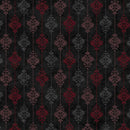 Maywood Studio Operetta Damask Stripe Black by Monique Jacobs MAS11007-J 100% Cotton Fabric 43/44" wide - Sewjersey.com